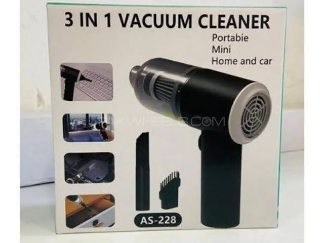 Mini 3 in 1 Portable Car Vacuum Cleaner – Compact Wireless Car Dust Cleaner